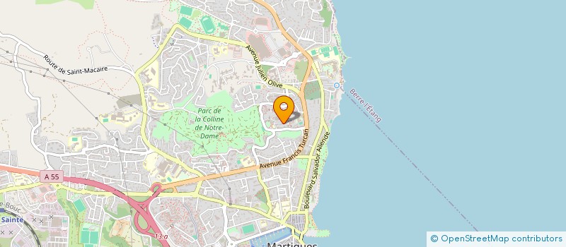 localisation de l'entreprise LES TOILES DES SUDS  MARTIGUES