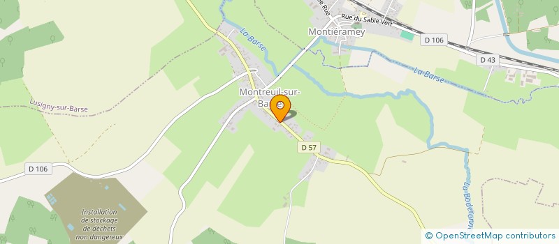localisation de l'entreprise LES TOITS AUBOIS à MONTREUIL-SUR-BARSE