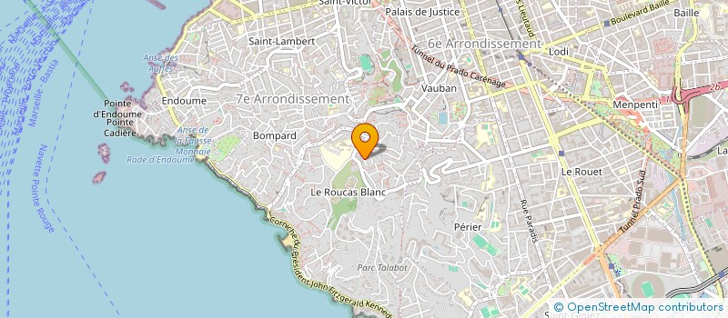 localisation de l'entreprise LES TOITS CITADINS à MARSEILLE