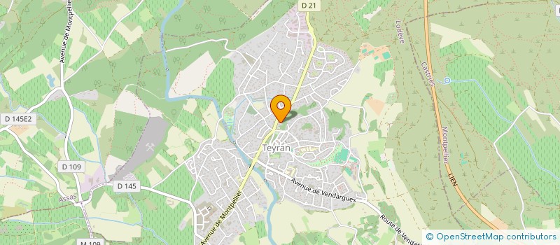 localisation de l'entreprise LES TOITS DE FRANCE  TEYRAN