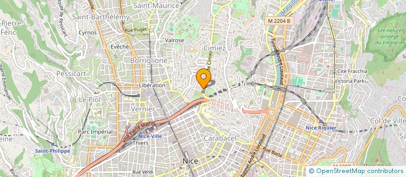 localisation de l'entreprise LES TOITS DE FRANCE à NICE