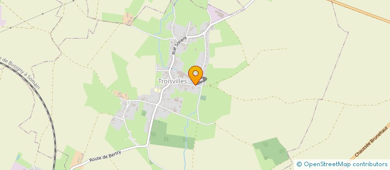 localisation de l'entreprise LES TOITS DE JEANNE  TROISVILLES