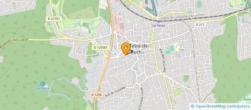 localisation de l'entreprise LES TOITS DE LA DUNE à LA TESTE-DE-BUCH