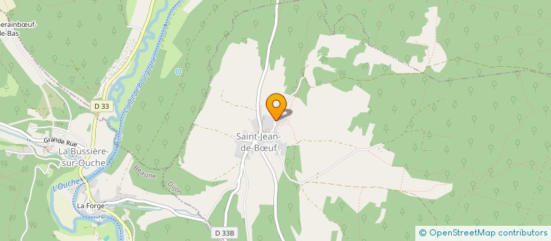 localisation de l'entreprise LES TOITS DE LA VALLEE à SAINTE-MARIE-SUR-OUCHE