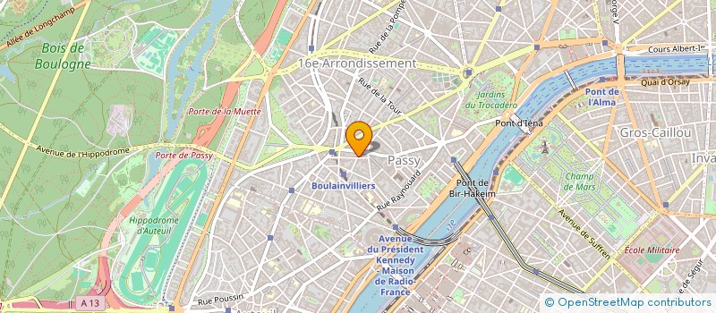 localisation de l'entreprise LES TOITS DE LEVIS  PARIS