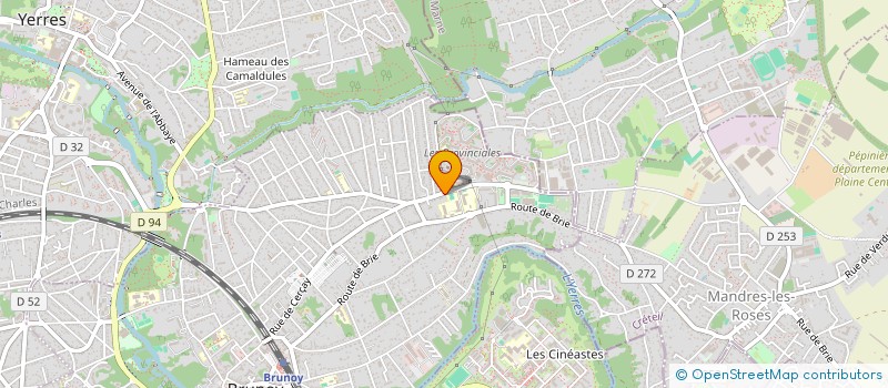 localisation de l'entreprise LES TOITS DE PARIS à BRUNOY