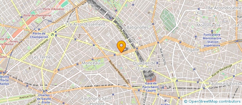 localisation de l'entreprise LES TOITS DE PARIS SCI  PARIS