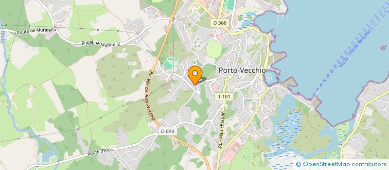 localisation de l'entreprise LES TOITS DE RONDINARA à PORTO-VECCHIO