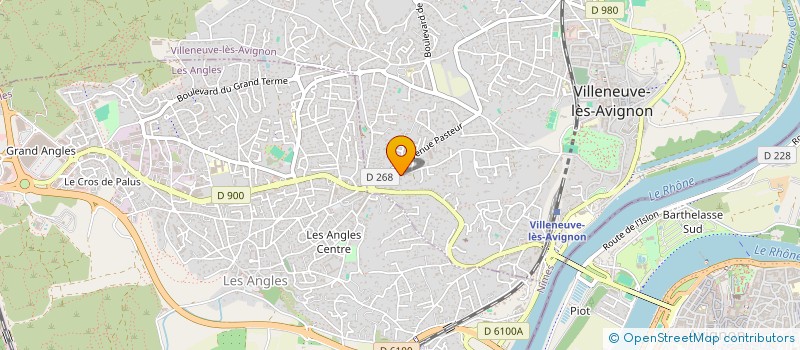 localisation de l'entreprise LES TOITS DE SAINT LAZARE  VILLENEUVE-LES-AVIGNON