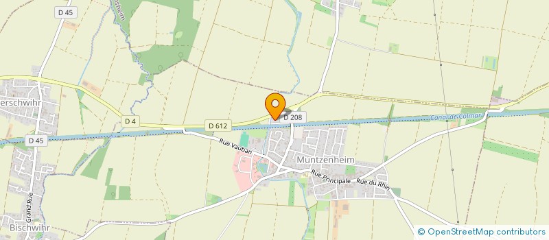 localisation de l'entreprise LES TOITS DE SIMON  MARCKOLSHEIM