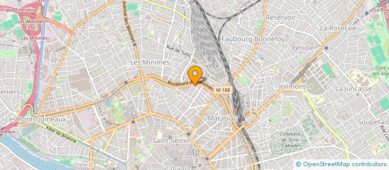 localisation de l'entreprise LES TOITS DE TOULOUSE à TOULOUSE