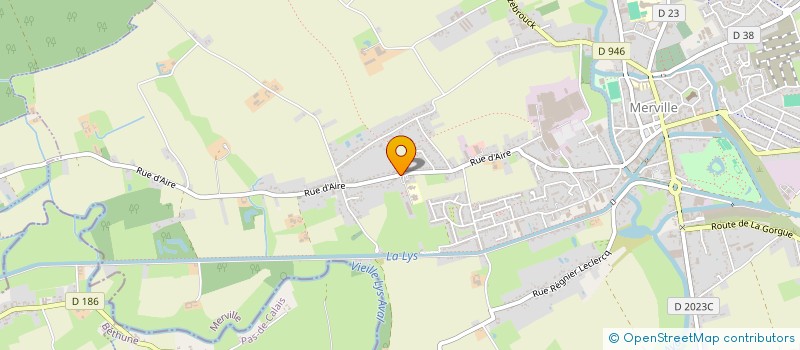 localisation de l'entreprise LES TOITS DU MAGOT à MERVILLE