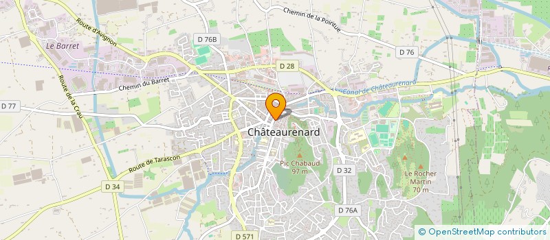 localisation de l'entreprise LES TOITS DU SUD à CHATEAURENARD