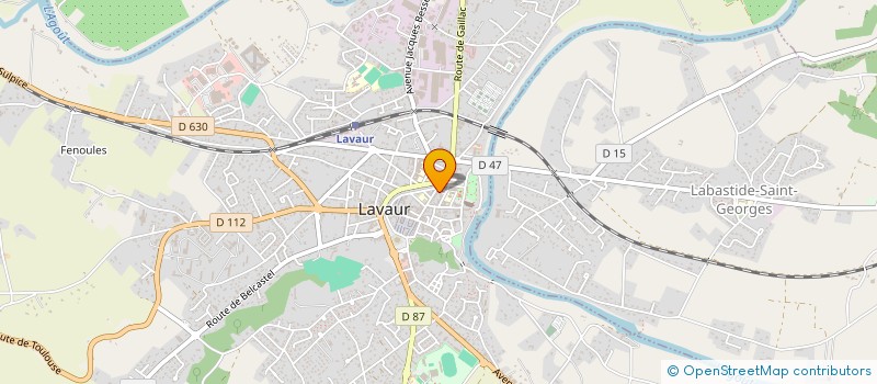 localisation de l'entreprise LES TOITS VAUREENS  CUQ