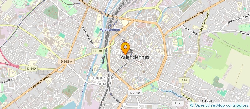 localisation de l'entreprise LES TOITURES ARTISANALES à VALENCIENNES