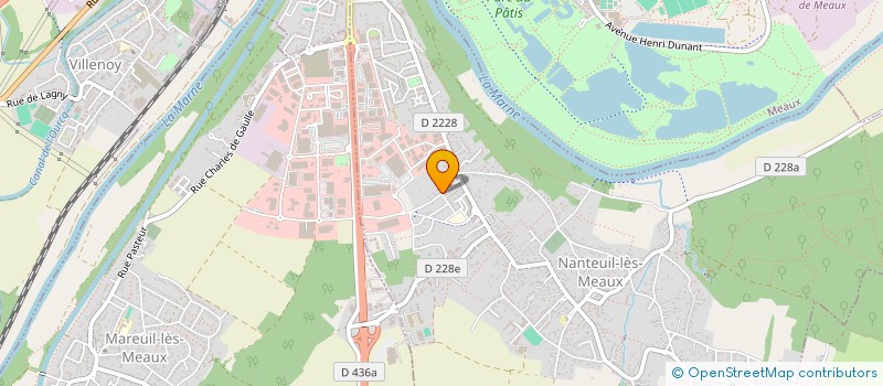 localisation de l'entreprise LES TOITURES D'ILE DE FRANCE  NANTEUIL-LES-MEAUX