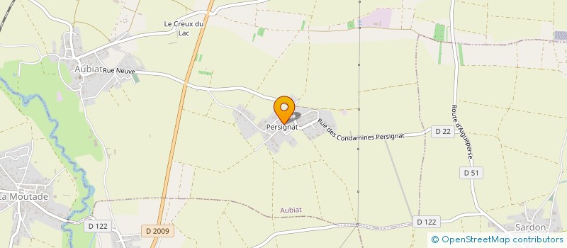 localisation de l'entreprise LES TOITURES DE PAULINETTE  AUBIAT