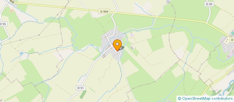 localisation de l'entreprise LES TOITURES DU SAINTOIS  GOVILLER