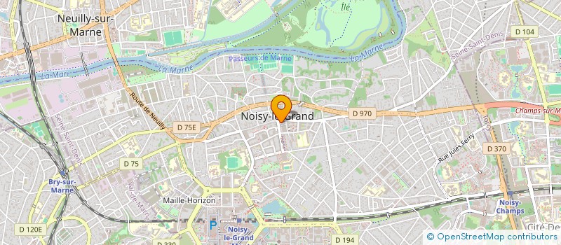 localisation de l'entreprise LES TOITURES LUSITO à NOISY-LE-GRAND