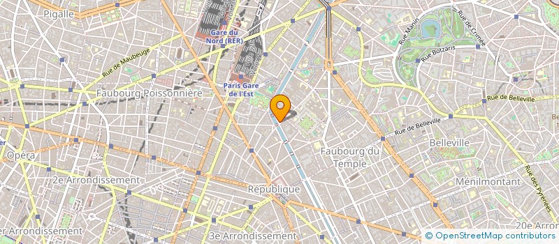 localisation de l'entreprise LES TOMATES VERTES  PARIS