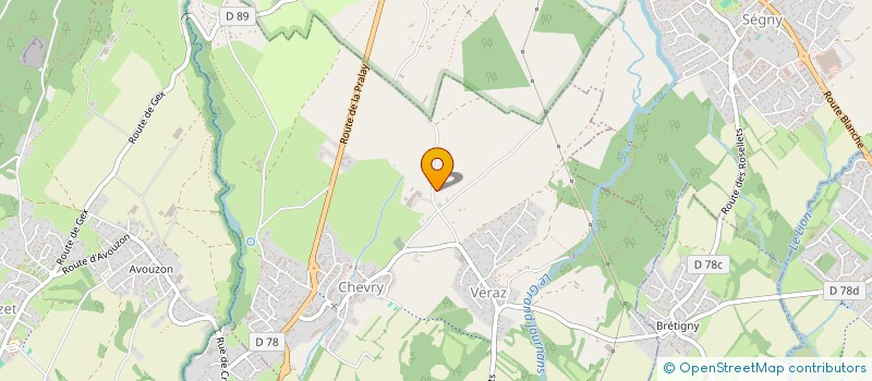 localisation de l'entreprise LES TOMMENNES  CHEVRY