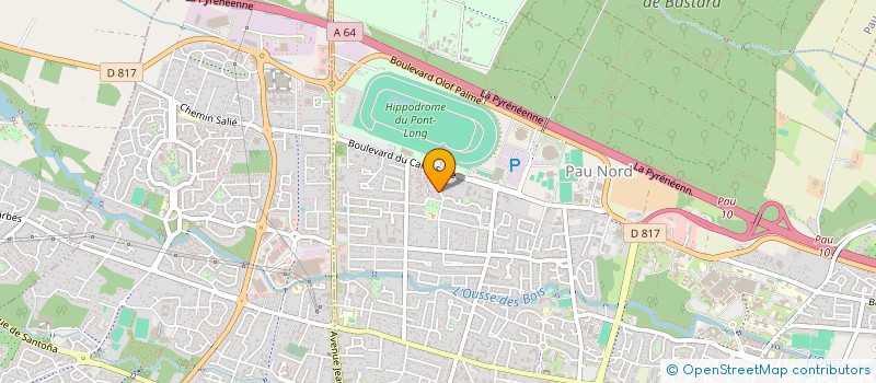 localisation de l'entreprise LES TONDEUSES SUR PATTES à PAU