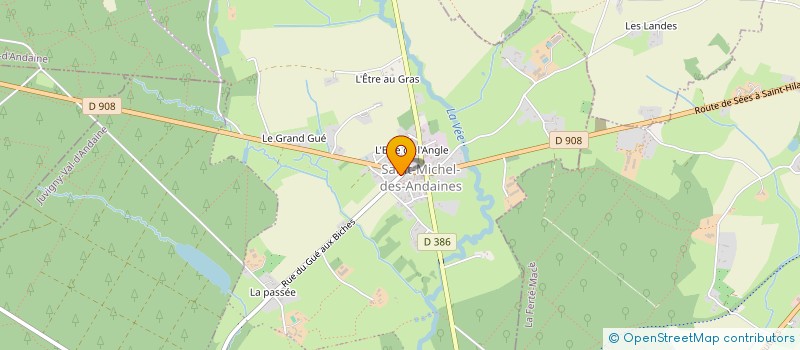 localisation de l'entreprise LES TONNELLES à BAGNOLES-DE-L'ORNE-NORMANDIE