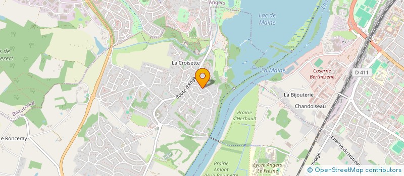 localisation de l'entreprise LES TONNELLES  BOUCHEMAINE