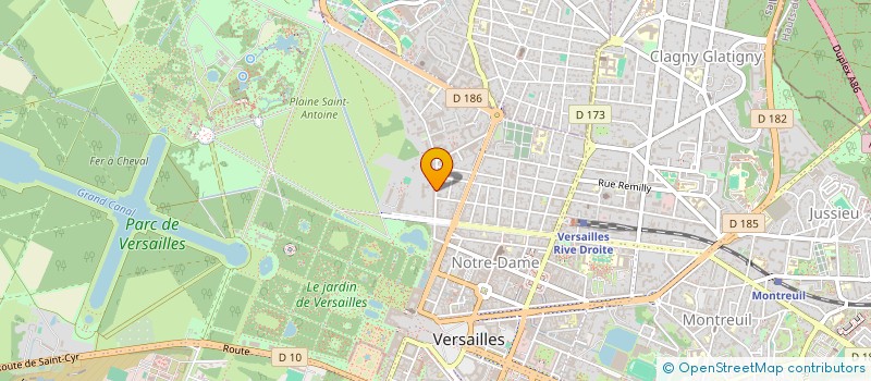 localisation de l'entreprise LES TONTONS à VERSAILLES