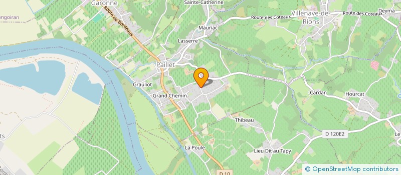 localisation de l'entreprise LES TONTONS DU TCG  PAILLET