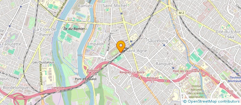 localisation de l'entreprise LES TONTONS FLAGUEURS à TOULOUSE