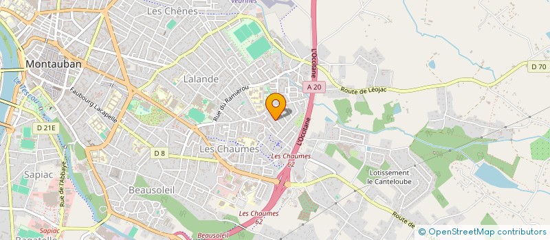 localisation de l'entreprise LES TONTONS MOLKKYEURS  MONTAUBAN