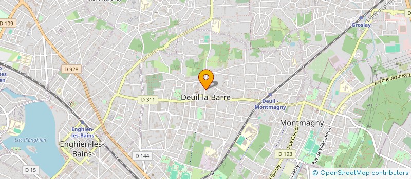 localisation de l'entreprise LES TONTONS PEDIATRES  DEUIL LA BARRE