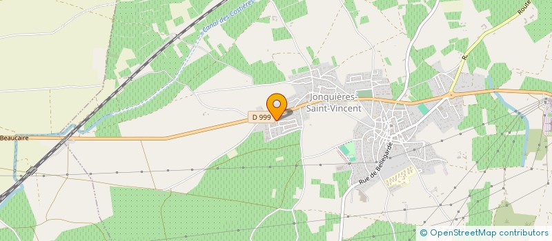 localisation de l'entreprise LES TONTONS PRIMEURS à JONQUIERES-SAINT-VINCENT