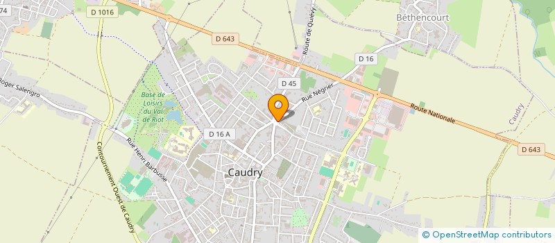 localisation de l'entreprise LES TONTONS ROCKEURS ENTERTAINMENT  CAUDRY