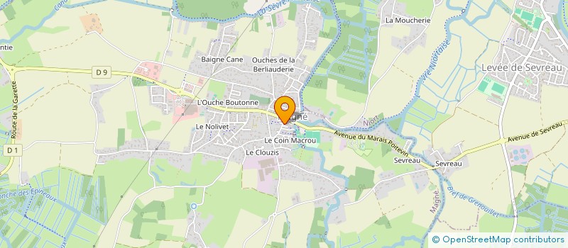 localisation de l'entreprise LES TONTONS TRAITEURS  MAGNE