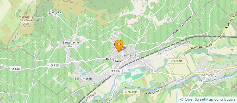 localisation de l'entreprise LES TONTONS TRINQUEURS à SANTENAY