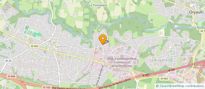 localisation de l'entreprise LES TOPIAIRES à SAUTRON