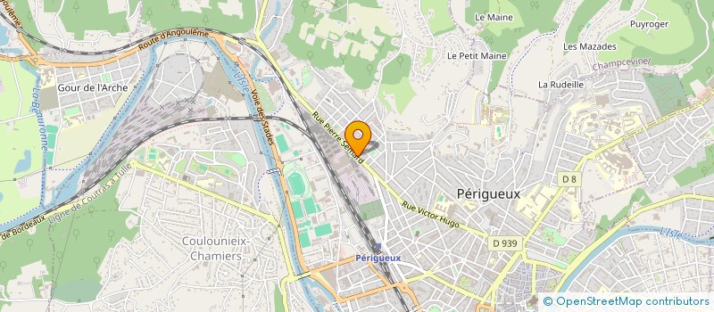 localisation de l'entreprise LES TOQUES à PERIGUEUX