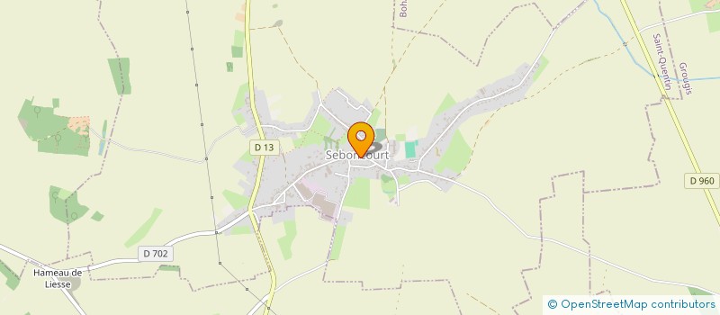 localisation de l'entreprise LES TOQUES DE LA CUISINE ET DE LA PEINTURE  VAUX-ANDIGNY