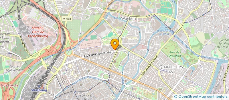 localisation de l'entreprise LES TOQUES DU COIN à STRASBOURG