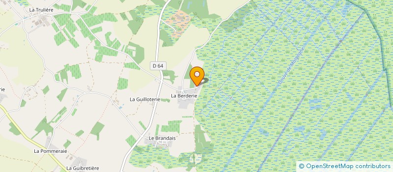 localisation de l'entreprise LES TOQUES DU JEU  SAINT-MARS-DE-COUTAIS