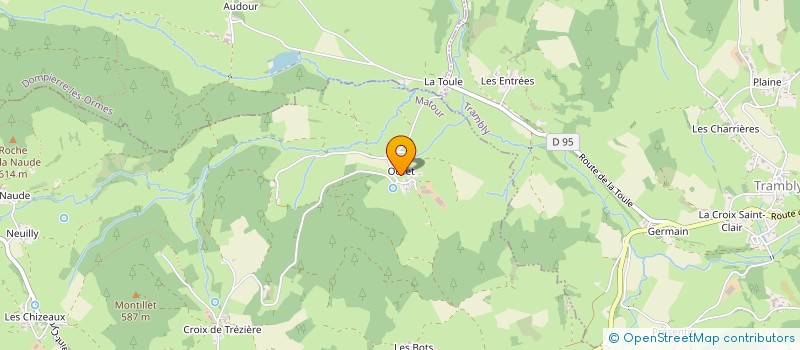 localisation de l'entreprise LES TORTUES A CRAMPONS  MATOUR