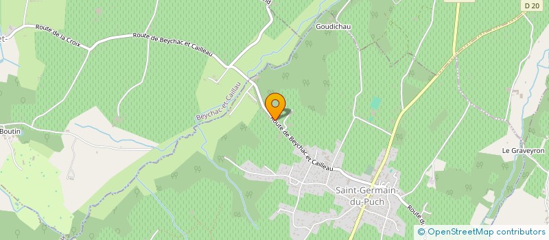 localisation de l'entreprise LES TOTEMS DU SAVOIR  SAINT-GERMAIN-DU-PUCH