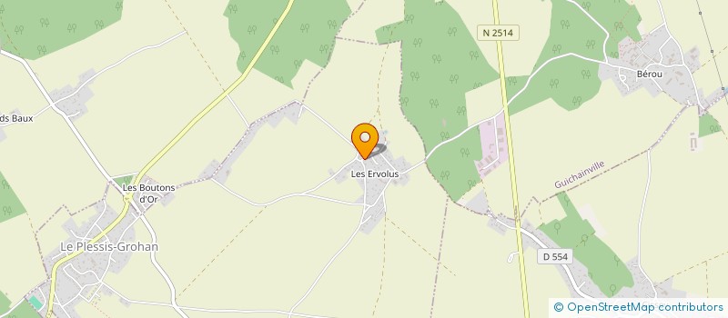 localisation de l'entreprise LES TOTO FLING'EURE  LE PLESSIS-GROHAN