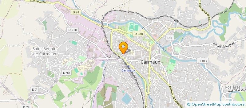 localisation de l'entreprise LES TOTOCHES à CARMAUX