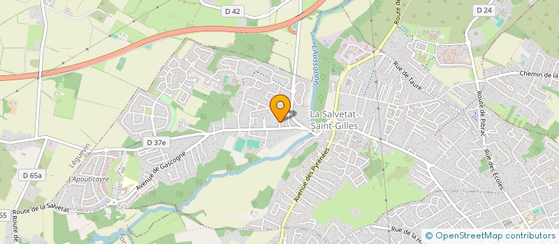 localisation de l'entreprise LES TOUCH' A TOUT  LA SALVETAT-SAINT-GILLES