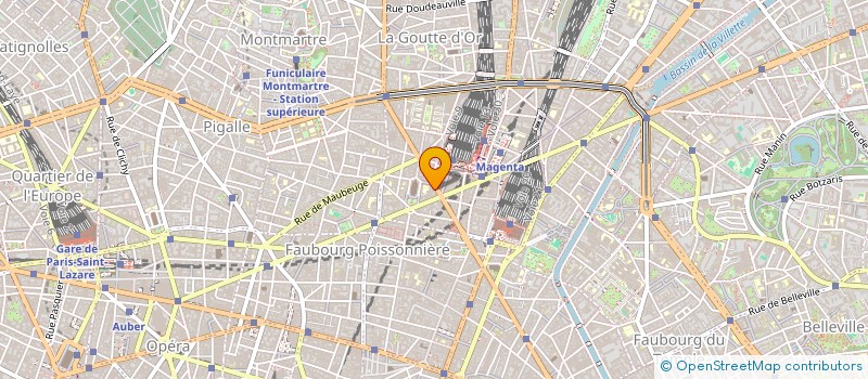 localisation de l'entreprise LES TOUCHES-A-TOUT  PARIS