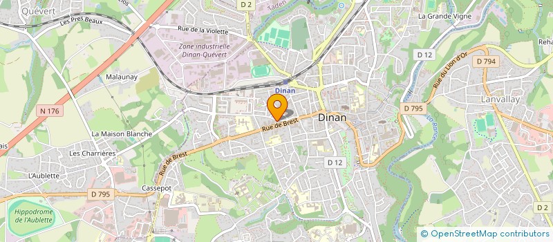 localisation de l'entreprise LES TOUCHES FERRONS  DINAN