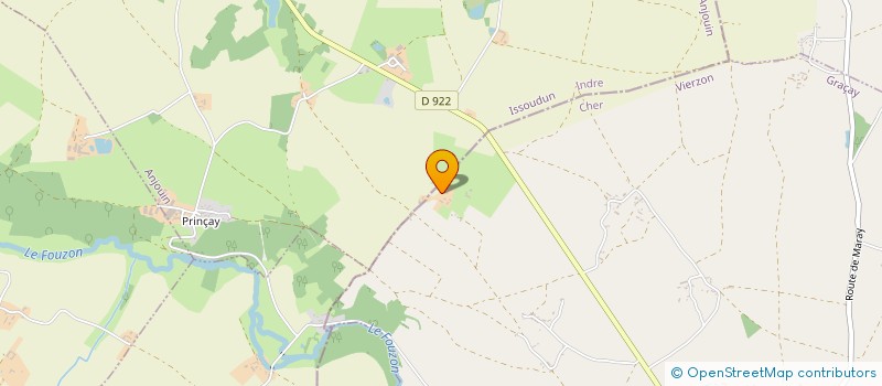 localisation de l'entreprise LES TOUCHES SERVICES  GRACAY